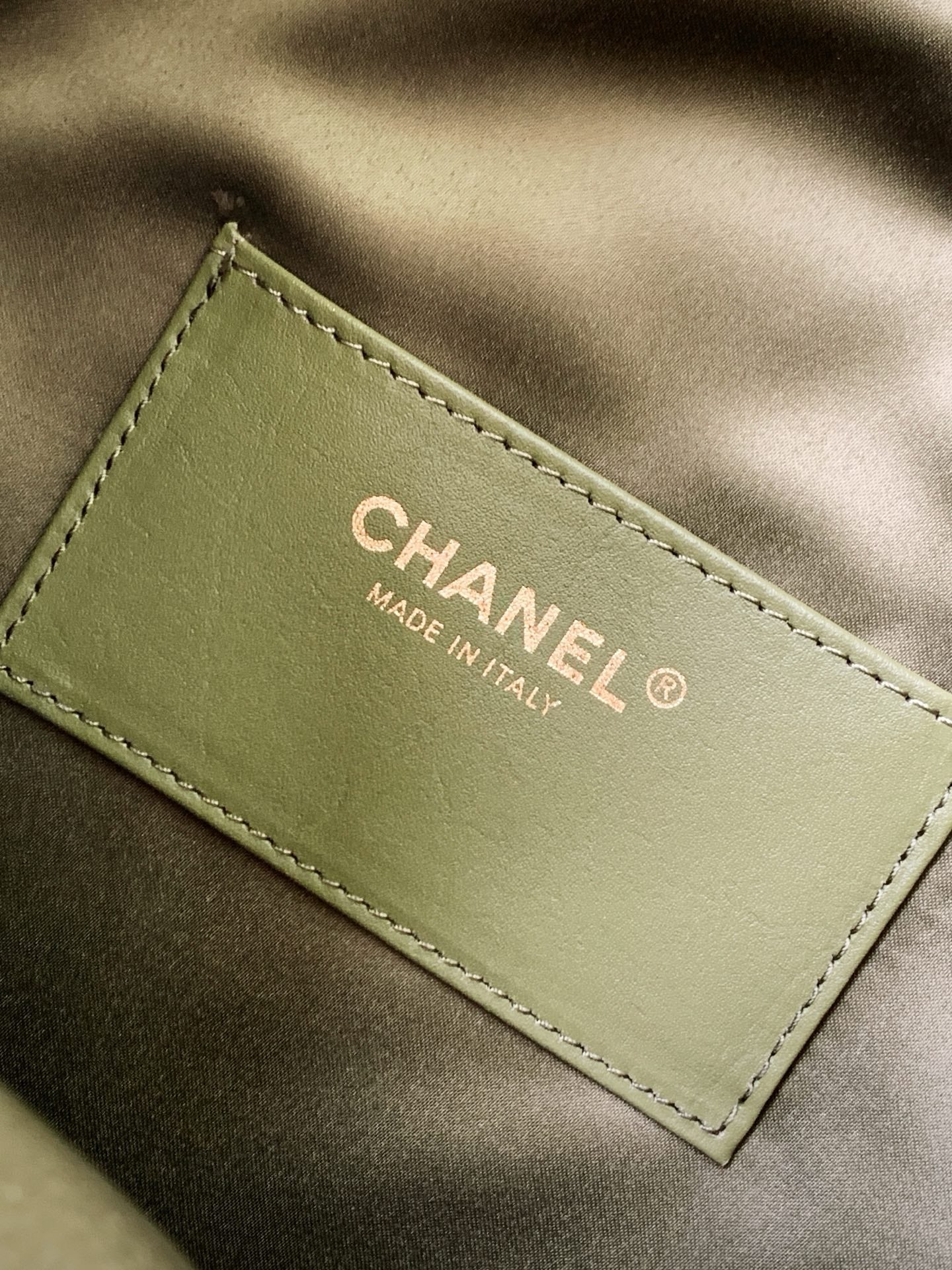 Chanel Bag with frosted Leather