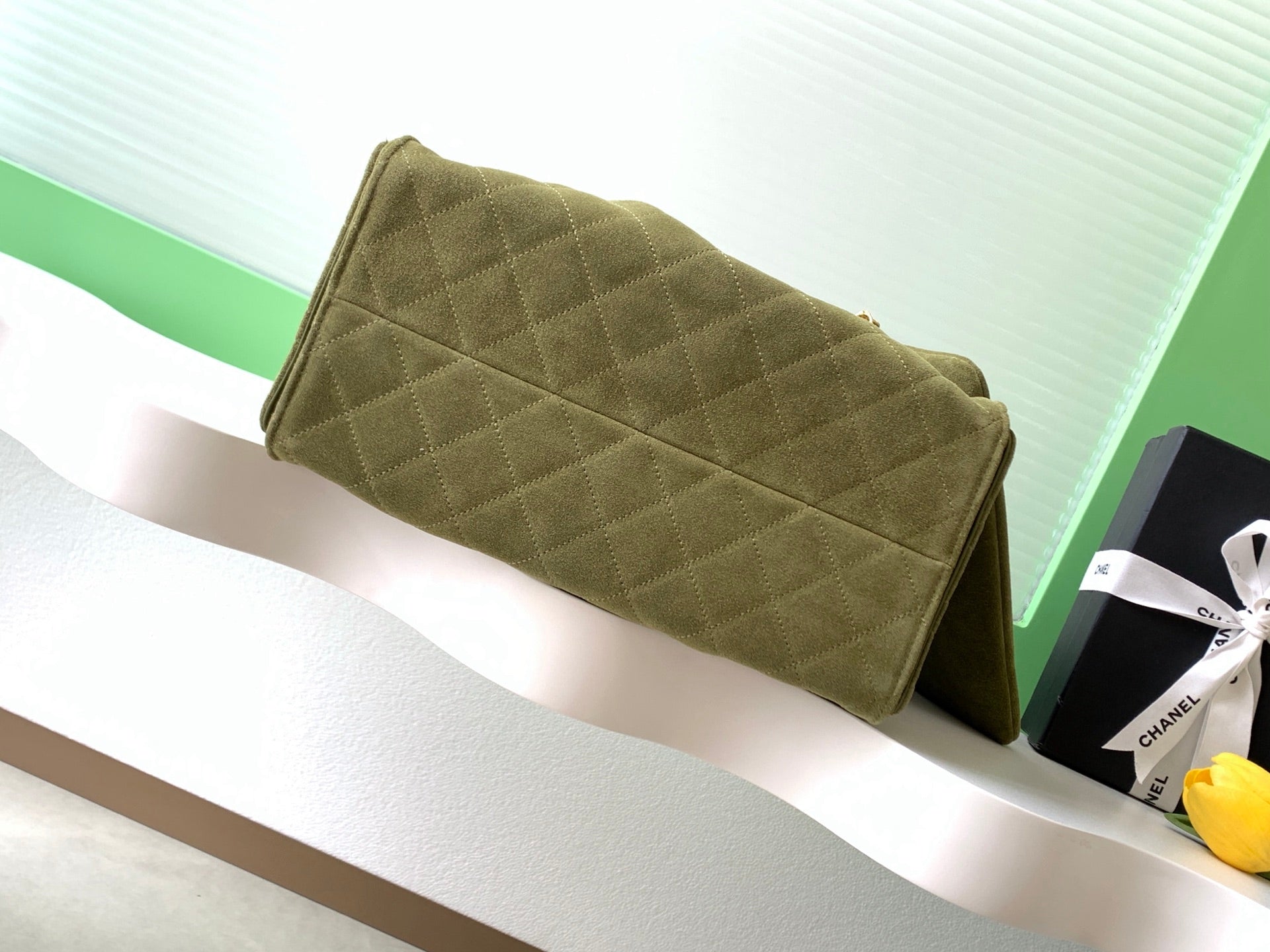 Chanel Bag with frosted Leather