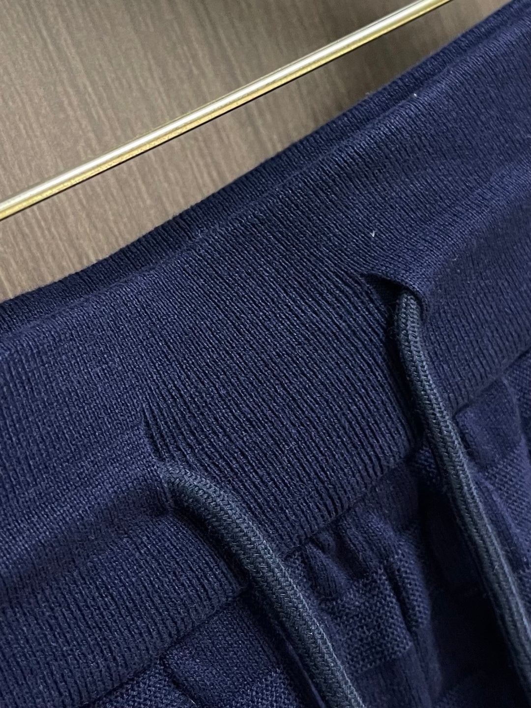 LV Monogrammed Checkered Jaquard Knit Shorts