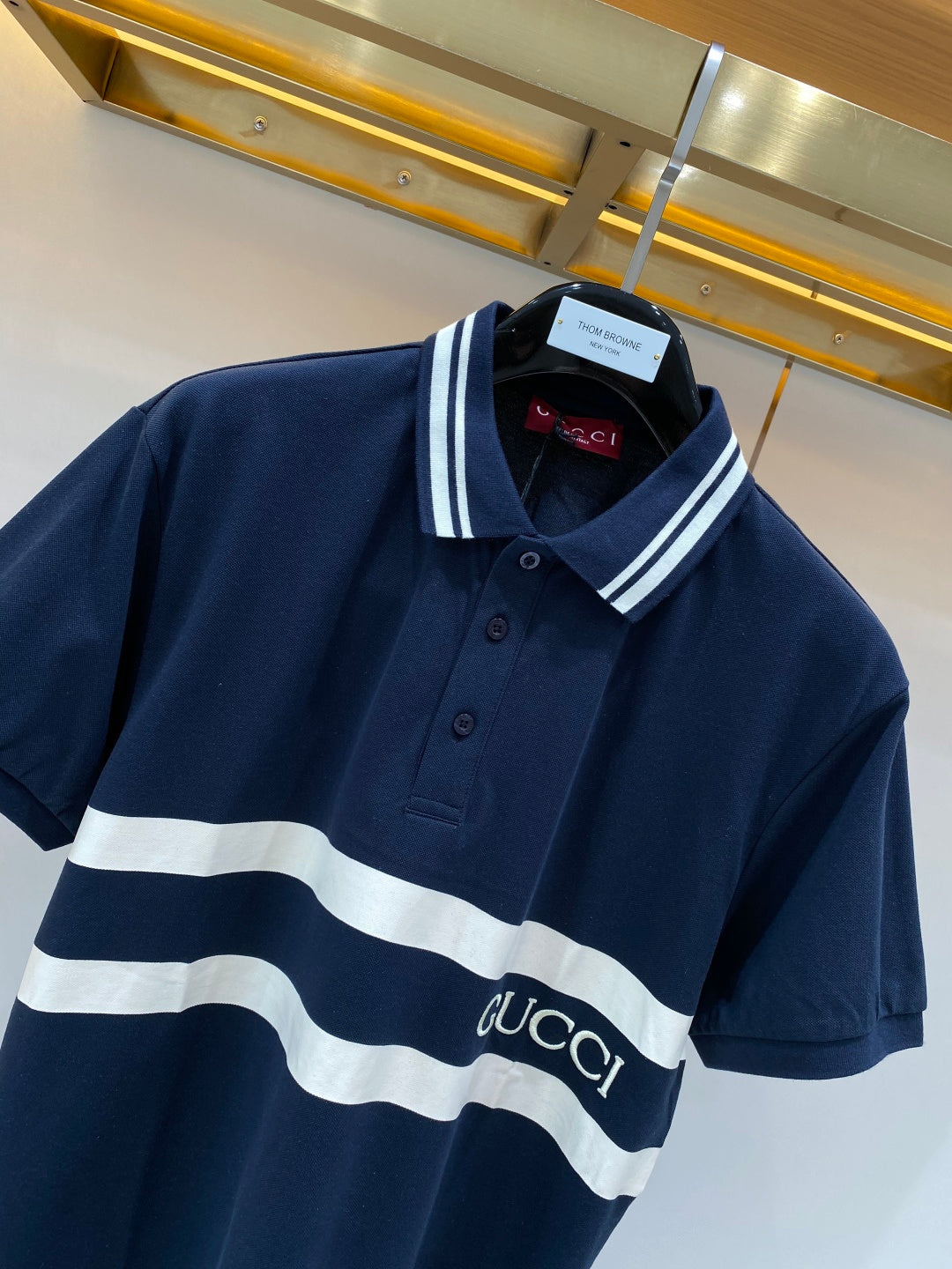 Gucci Embroidered Polo Shirt