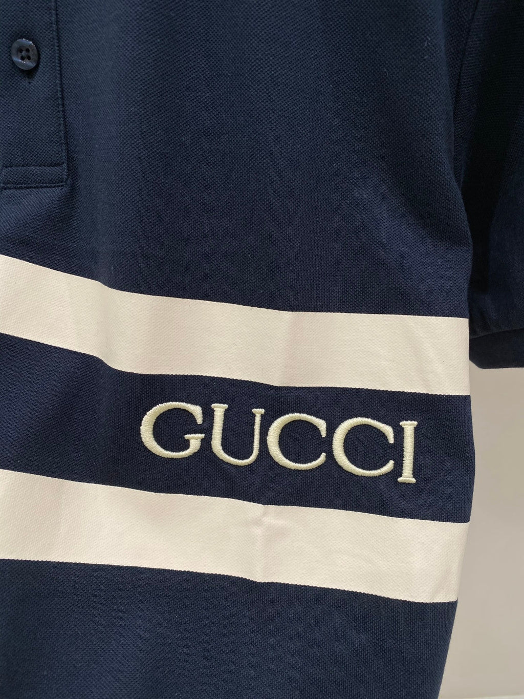 Gucci Embroidered Polo Shirt