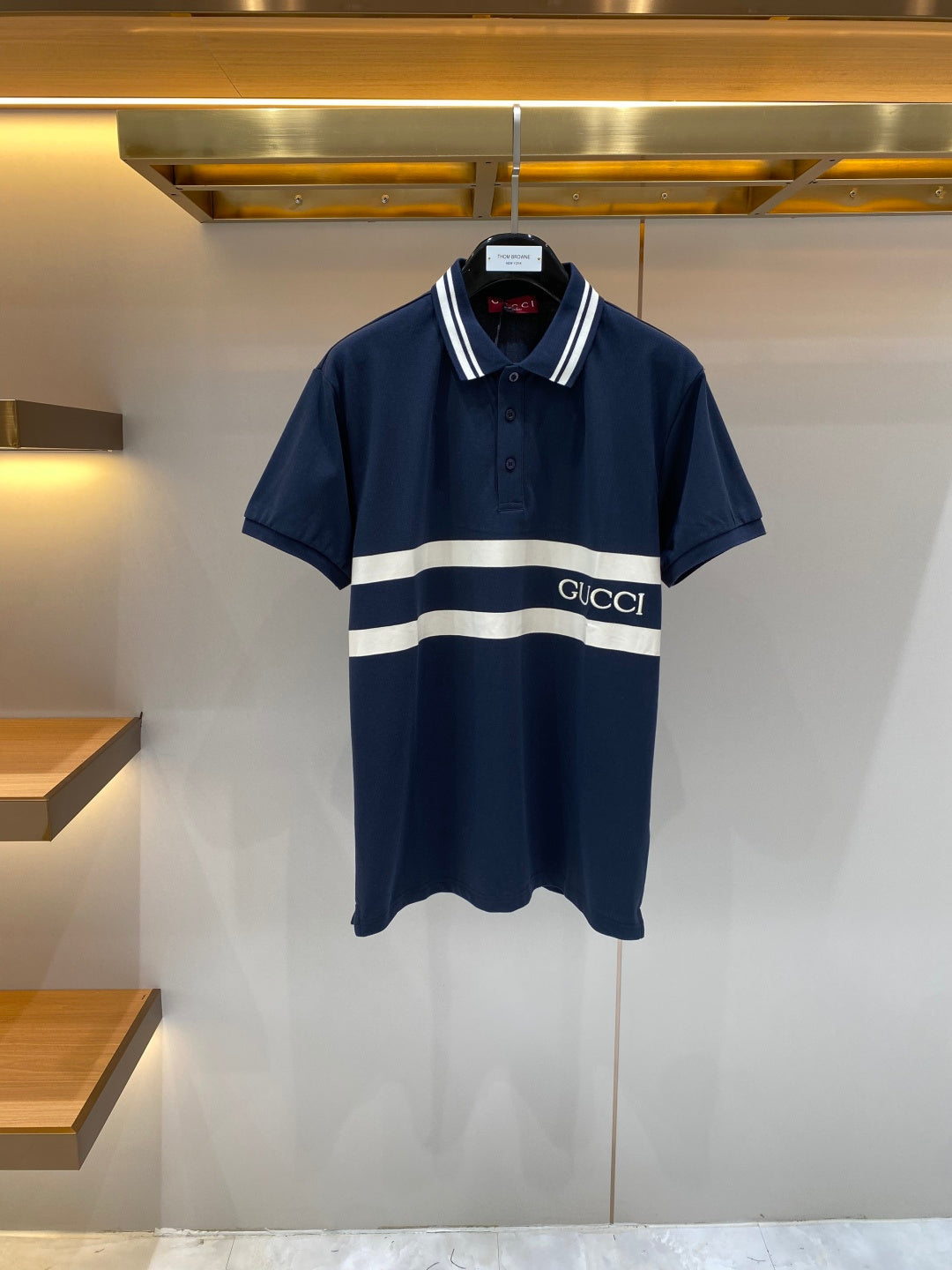 Gucci Embroidered Polo Shirt
