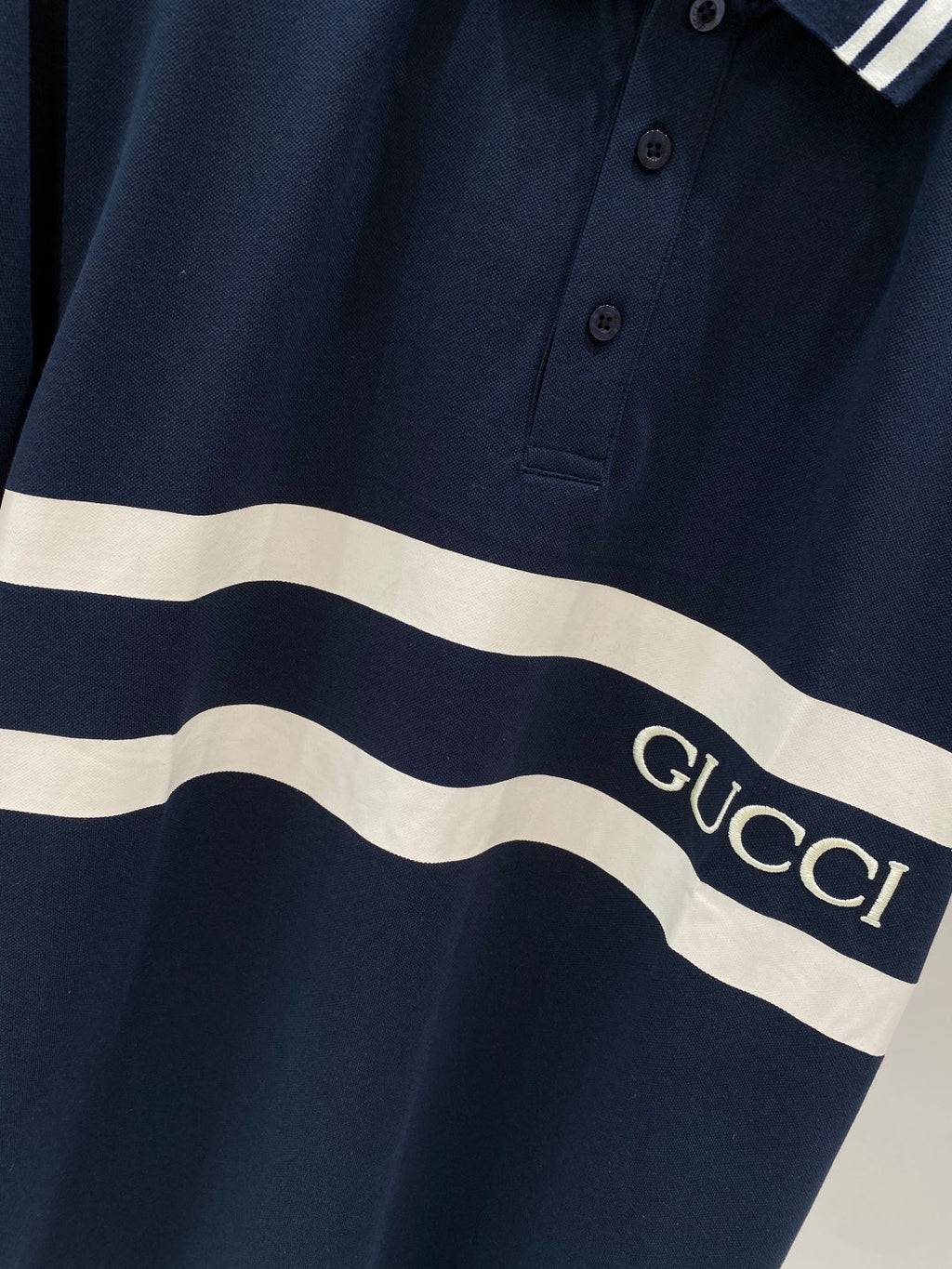 Gucci Embroidered Polo Shirt