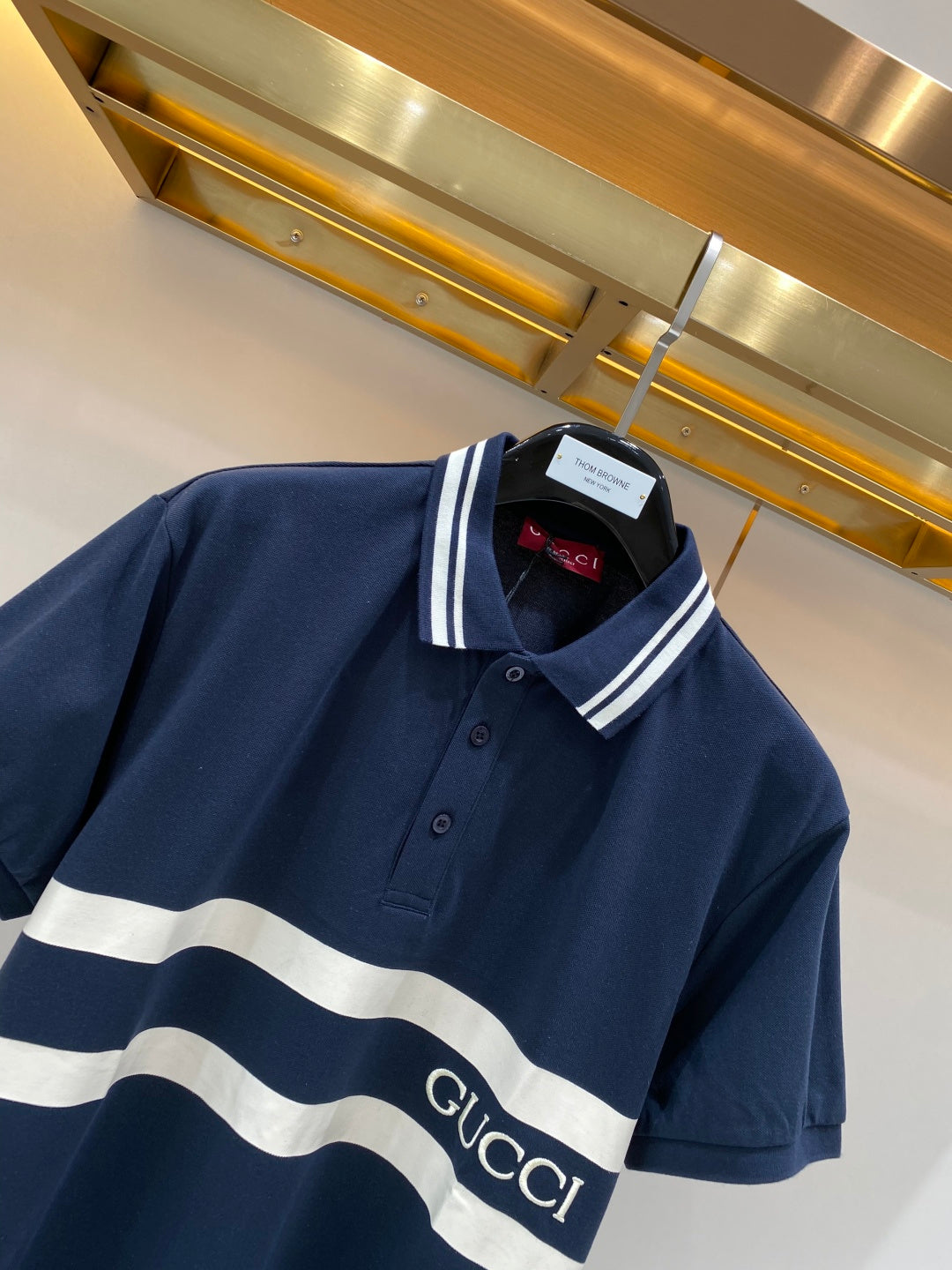 Gucci Embroidered Polo Shirt