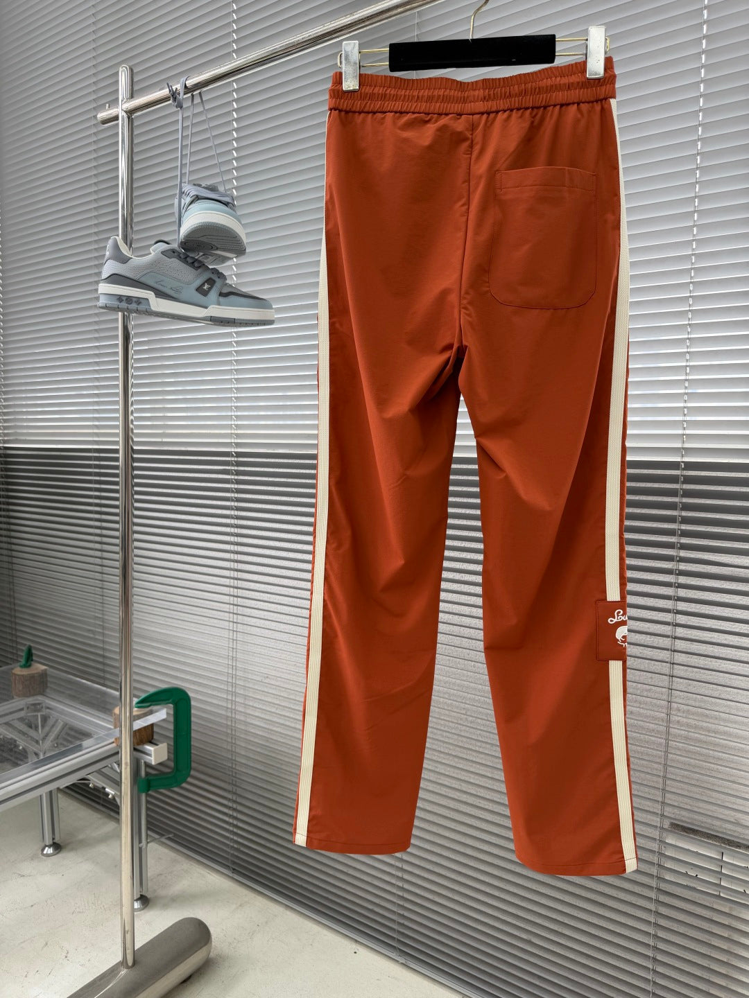 LV Embroidered Casual Trousers