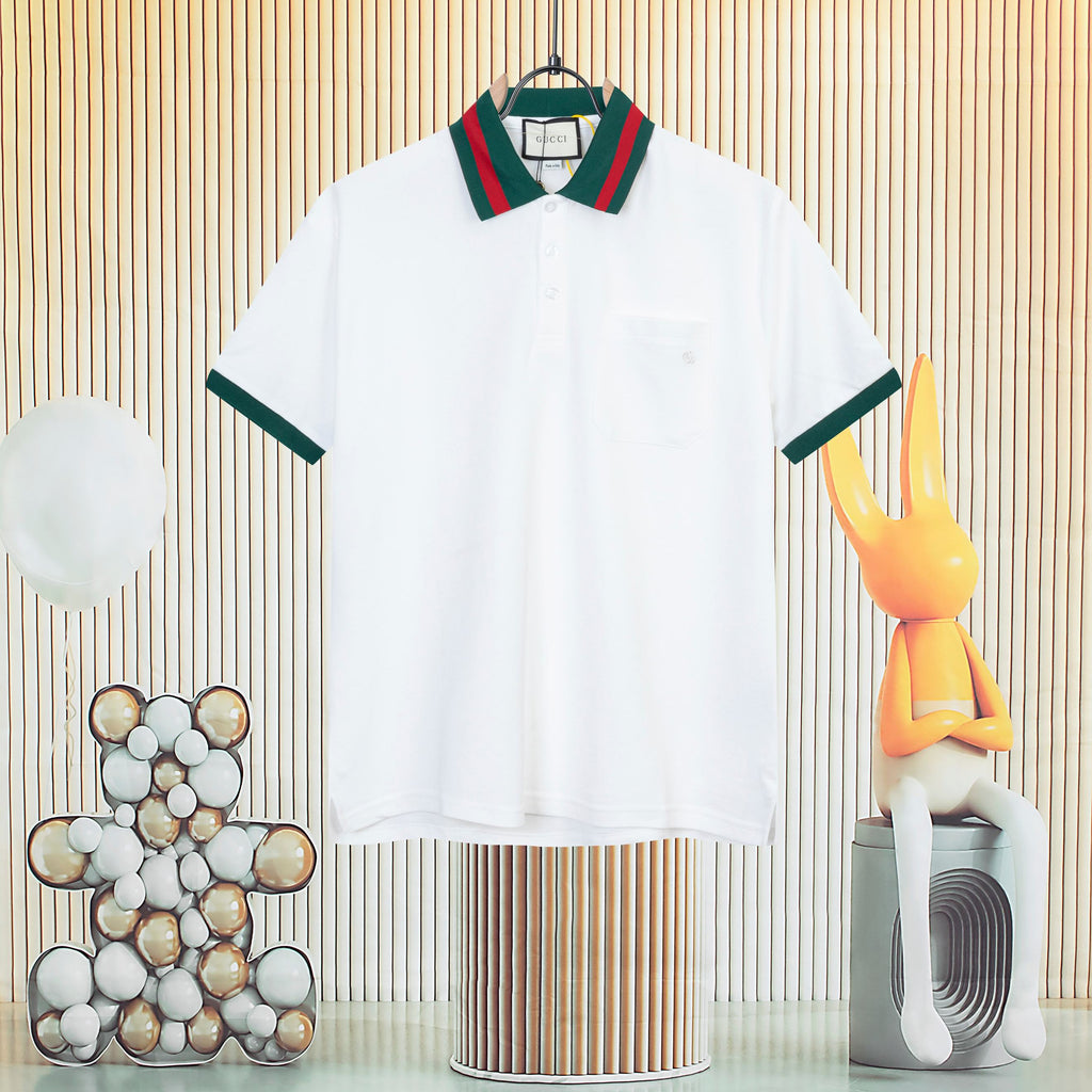 Gucci Embroidered Polo Shirt