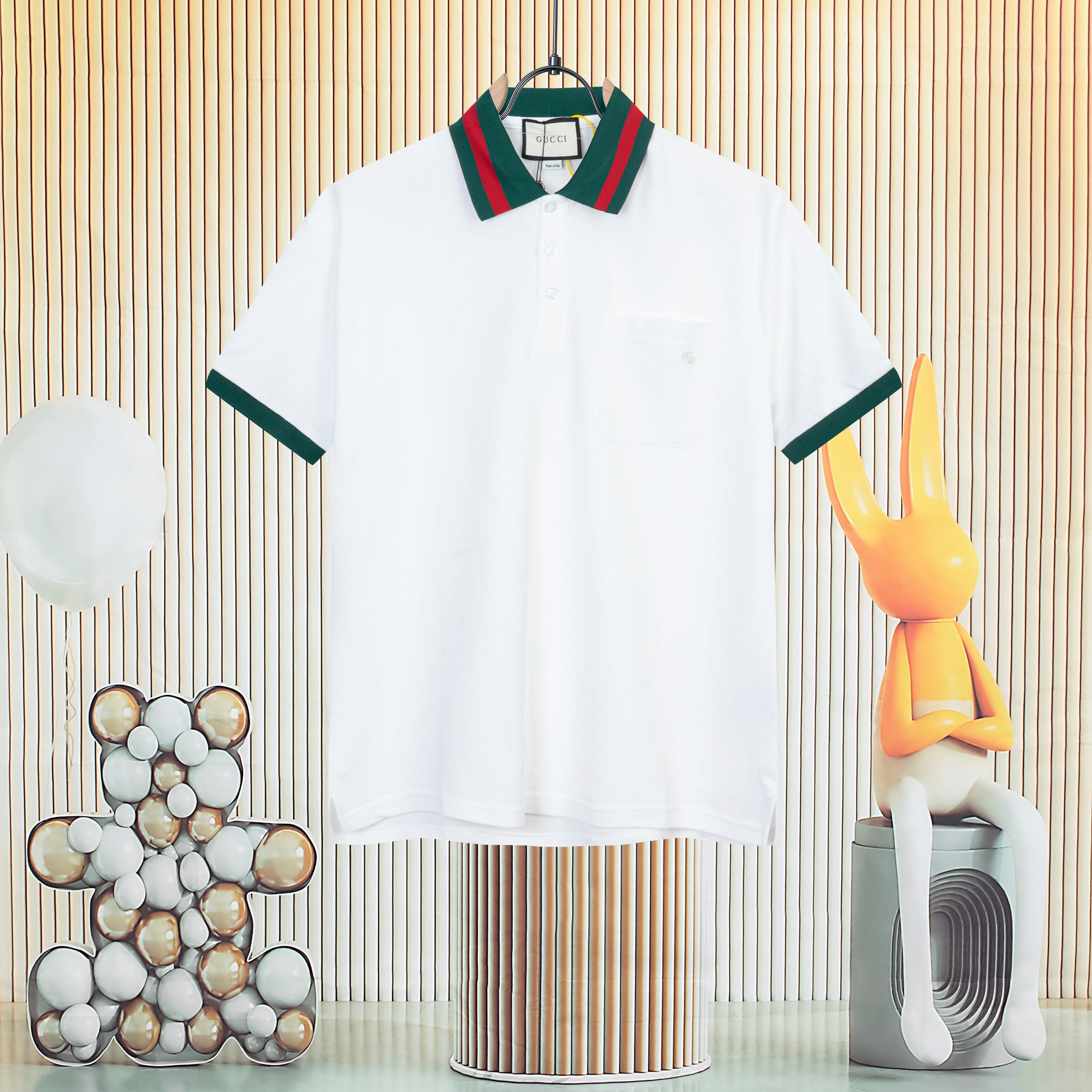 Gucci Embroidered Polo Shirt