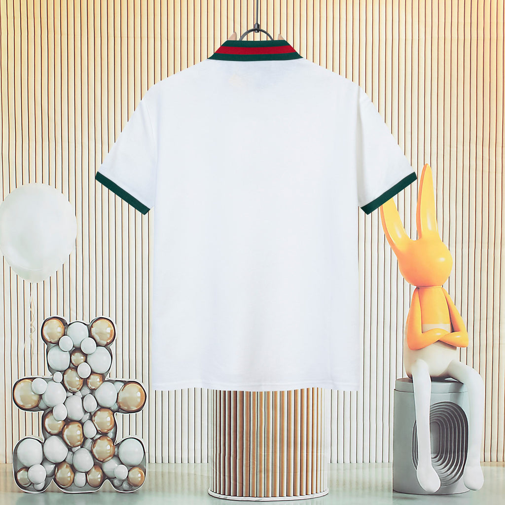 Gucci Embroidered Polo Shirt