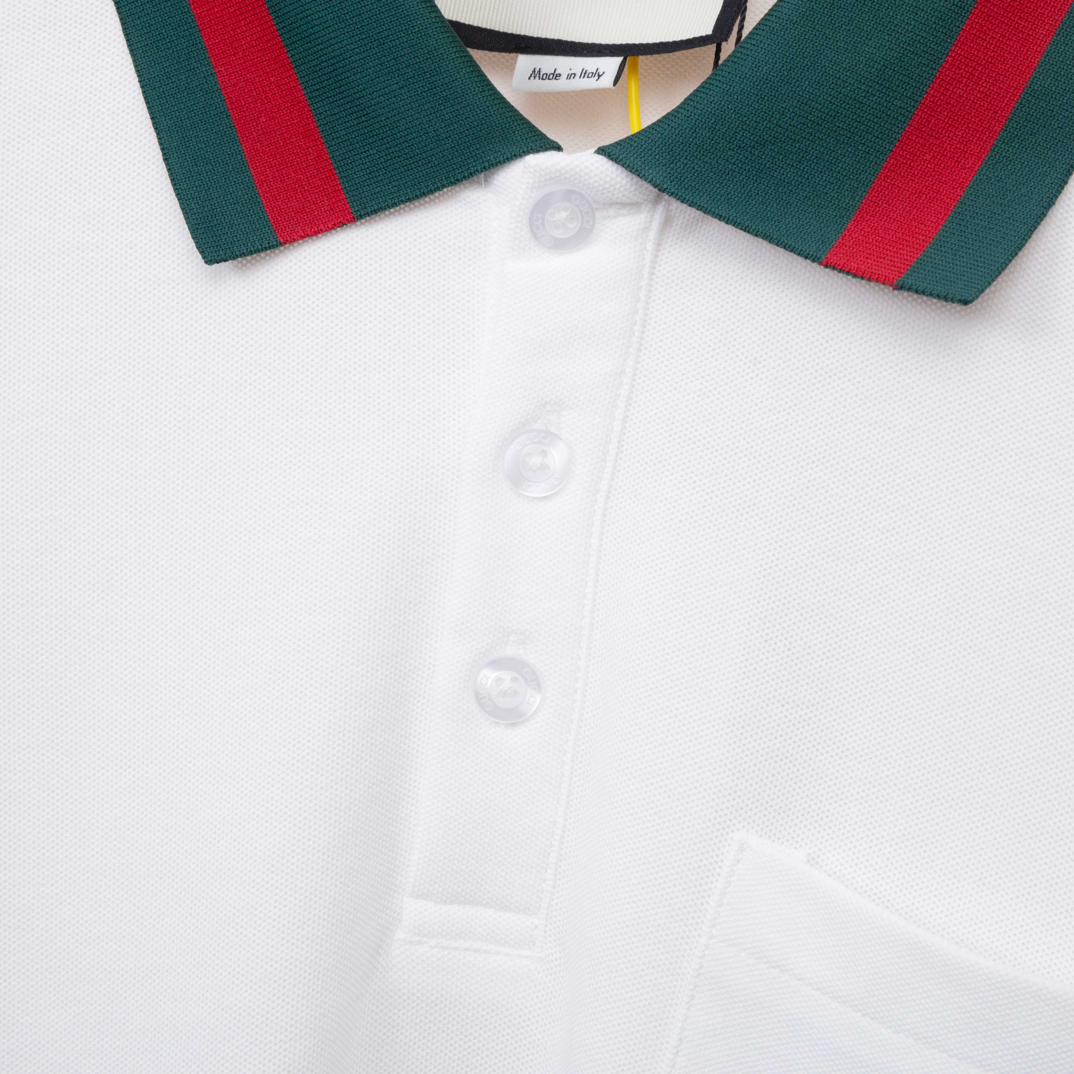 Gucci Embroidered Polo Shirt
