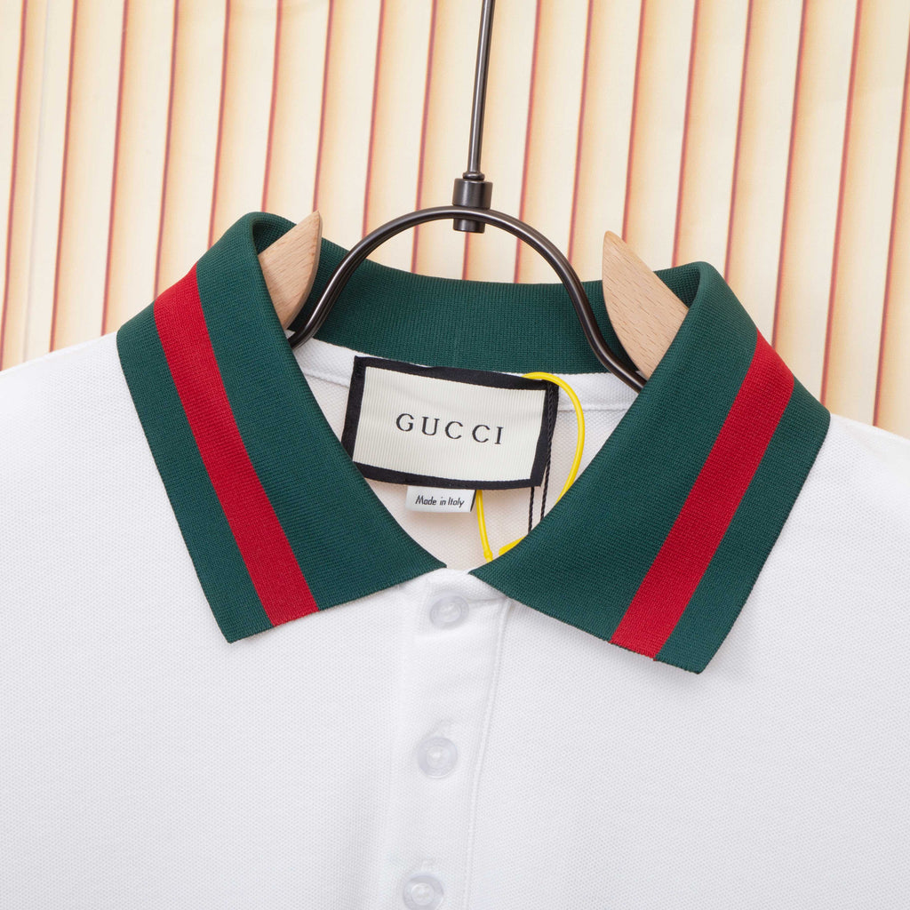 Gucci Embroidered Polo Shirt