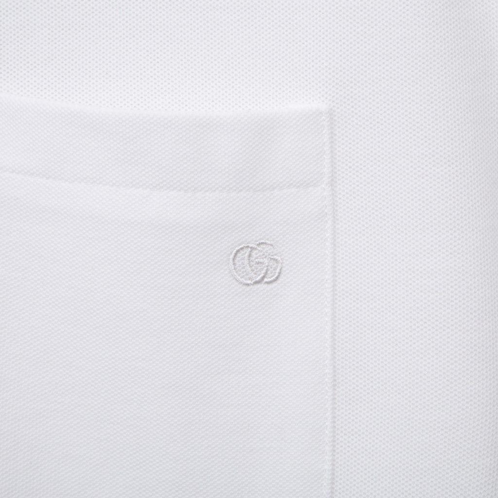 Gucci Embroidered Polo Shirt
