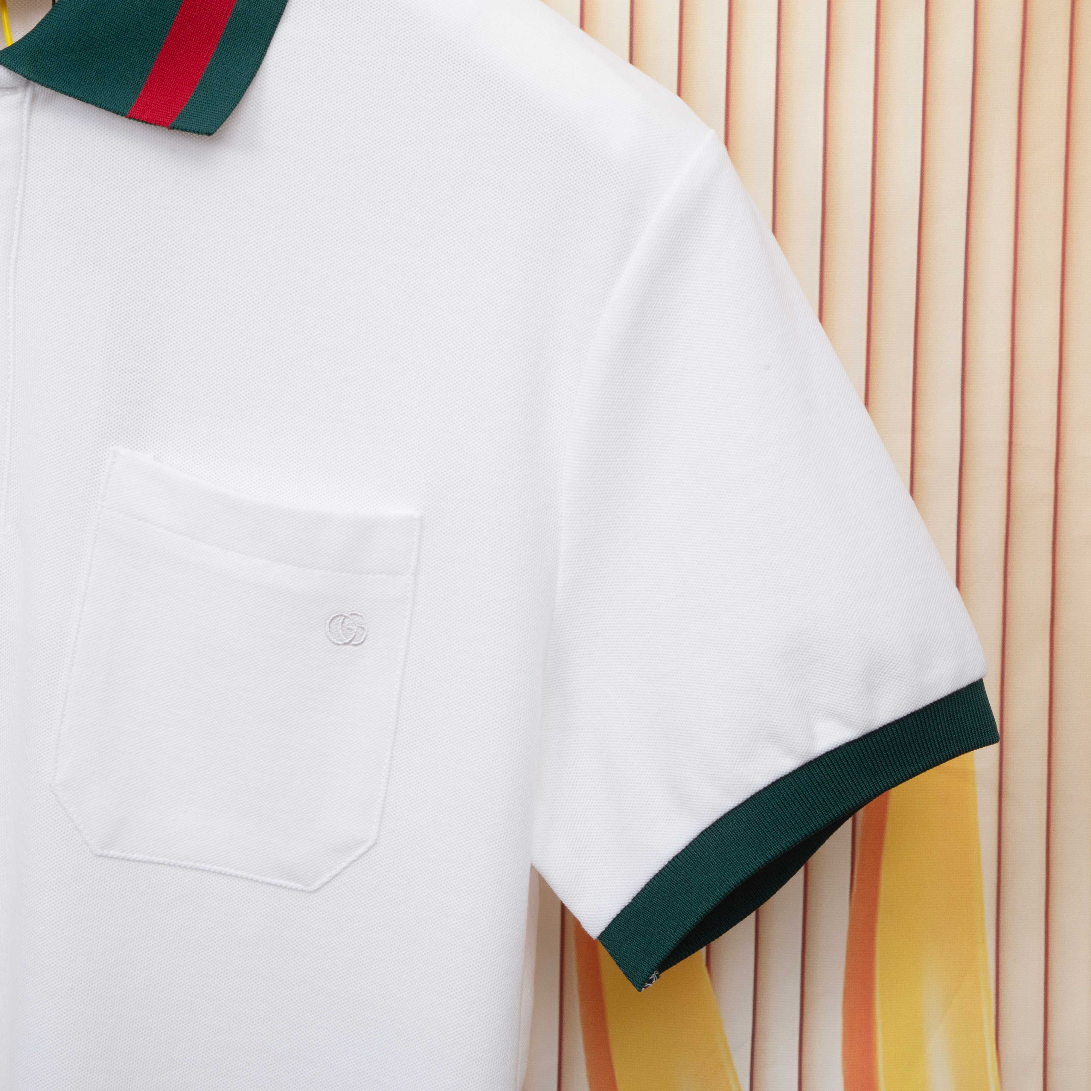 Gucci Embroidered Polo Shirt