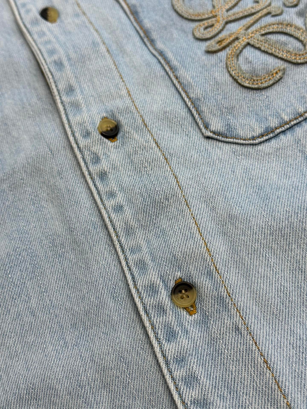 Loewe Embroidered Short Sleeve Shirt