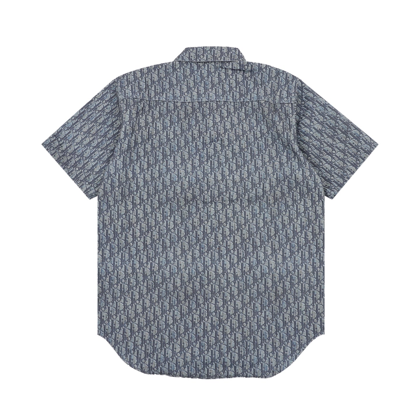 Dior Cotton Twill Printed Short Sleeve Shirt
