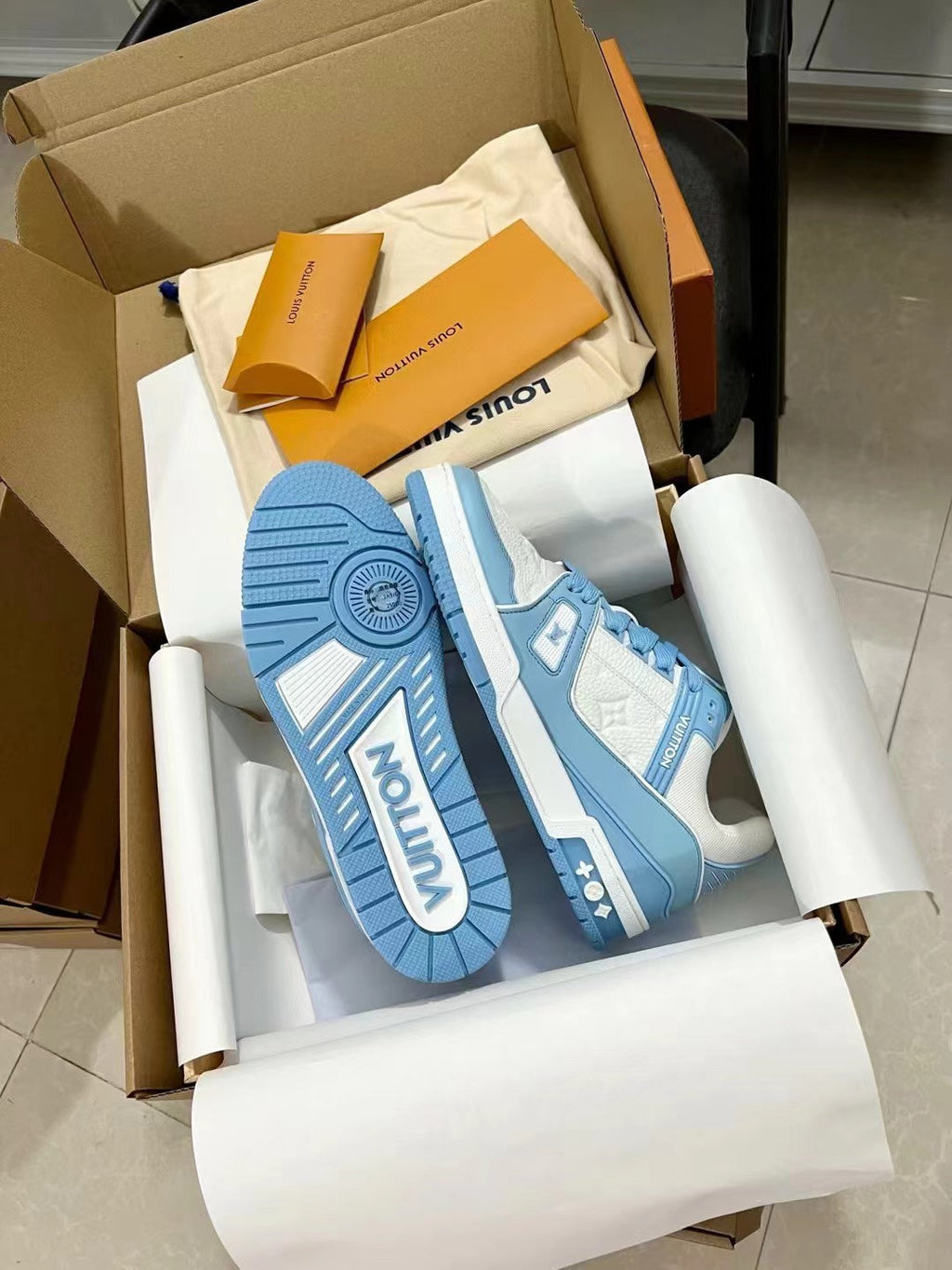 LV Multi Color Trainers