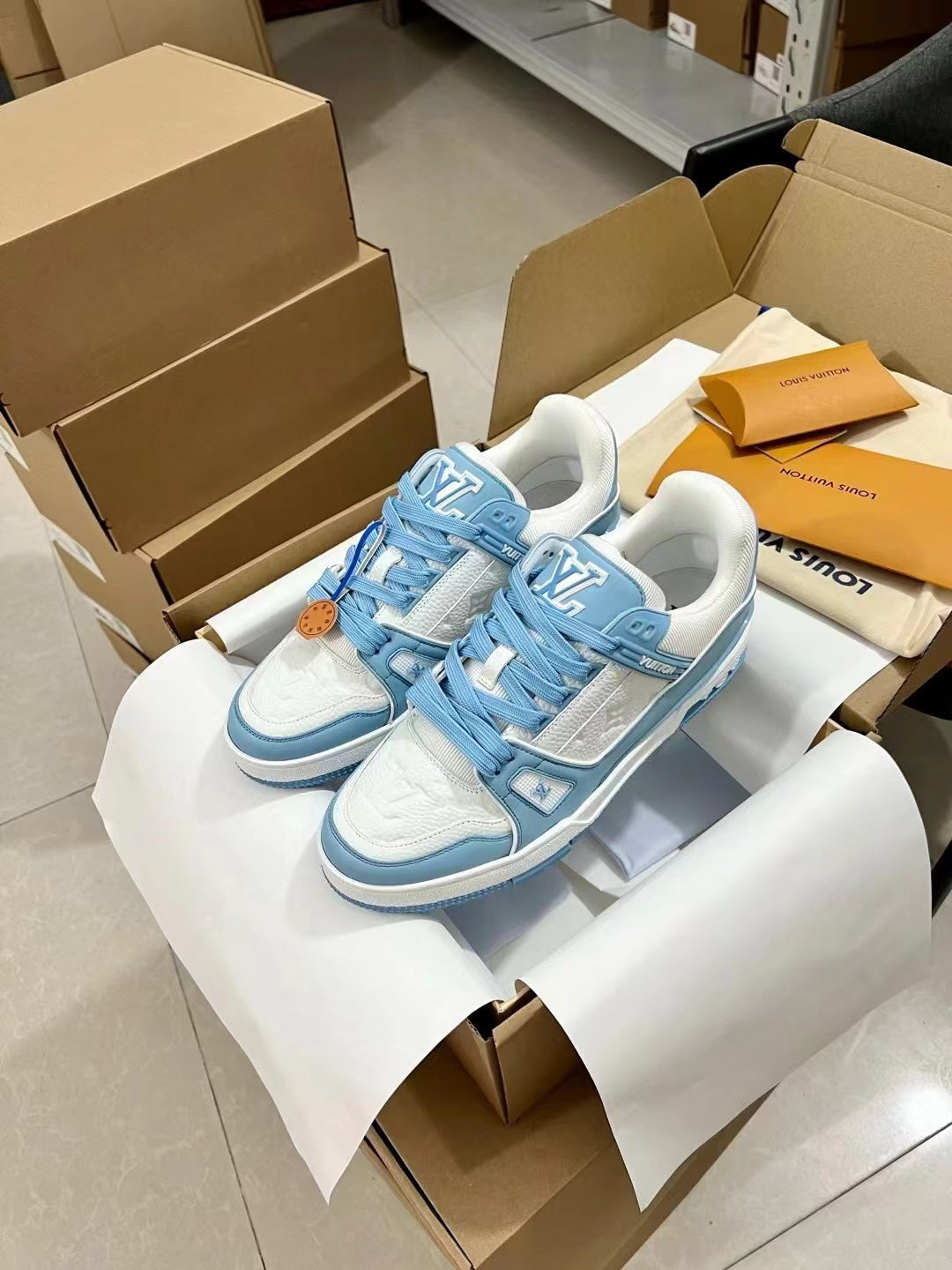 LV Multi Color Trainers
