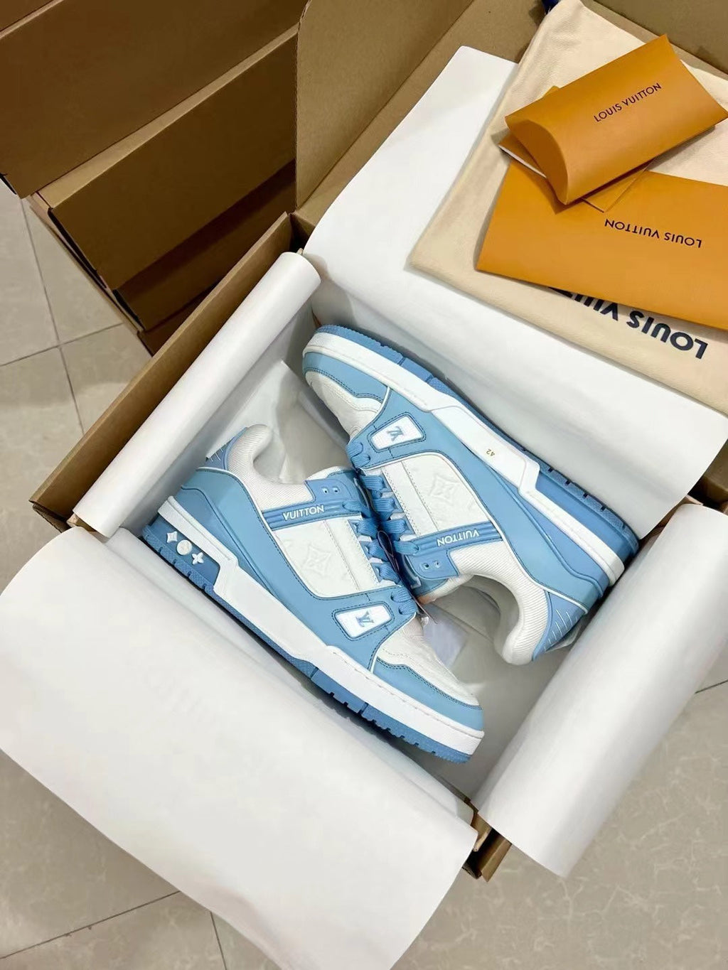 LV Multi Color Trainers
