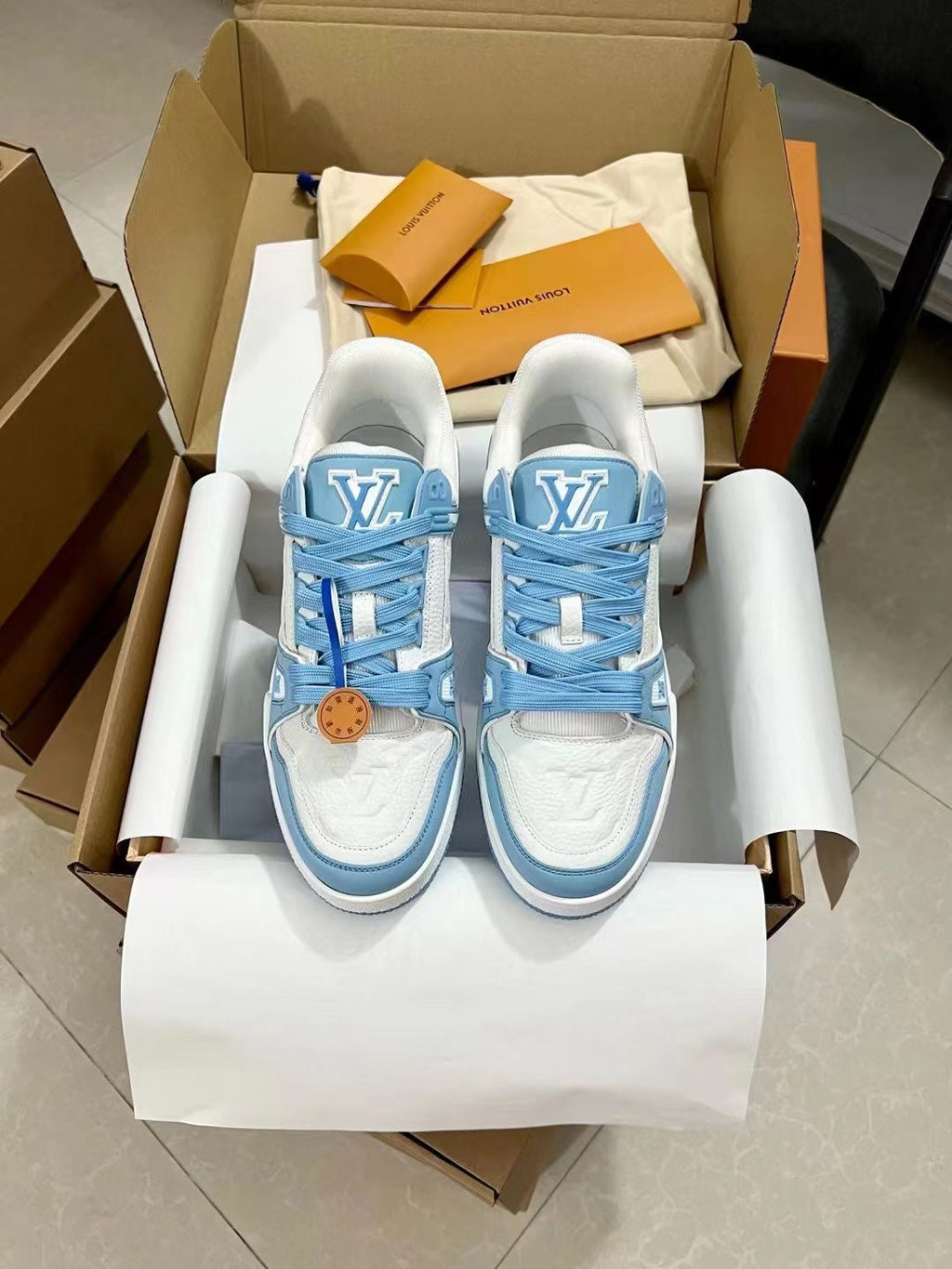 LV Multi Color Trainers