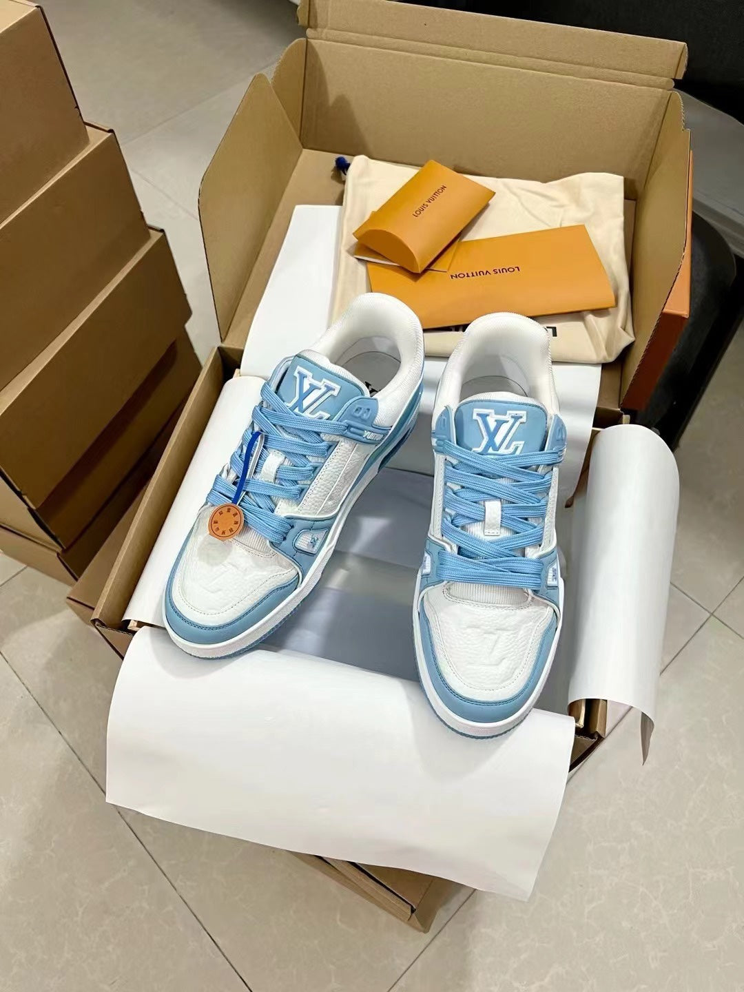 LV Multi Color Trainers