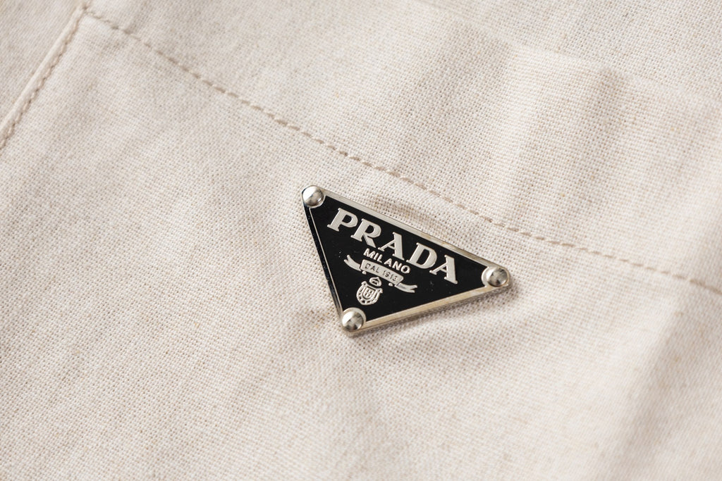 Prada Linen Short Sleeve Shirt