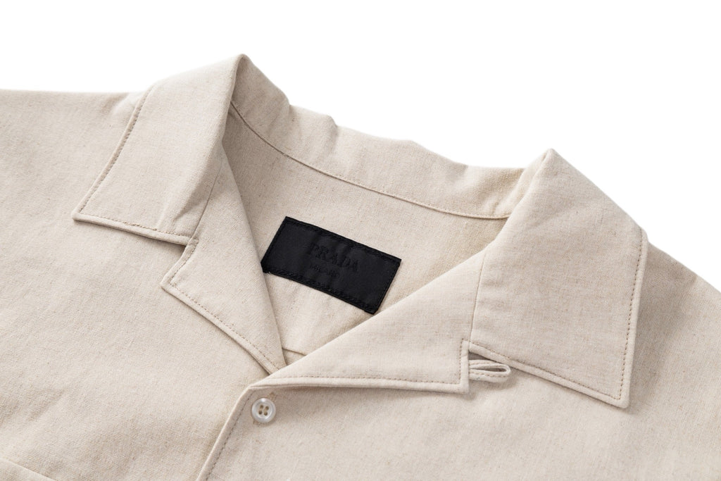 Prada Linen Short Sleeve Shirt