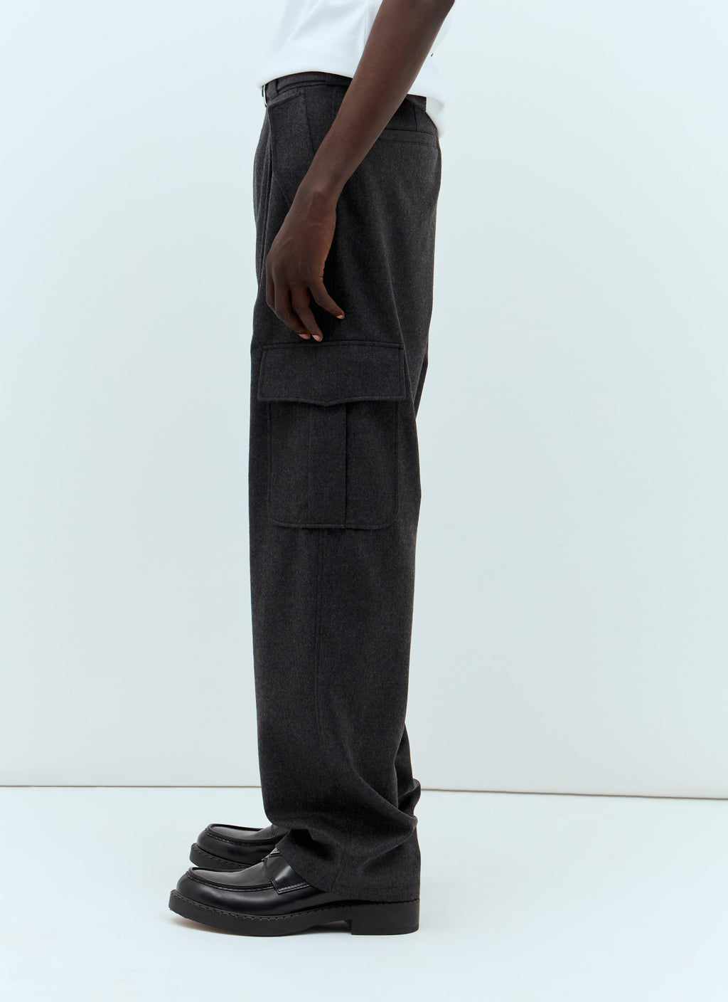 Prada Men Flannel Cargo Pants