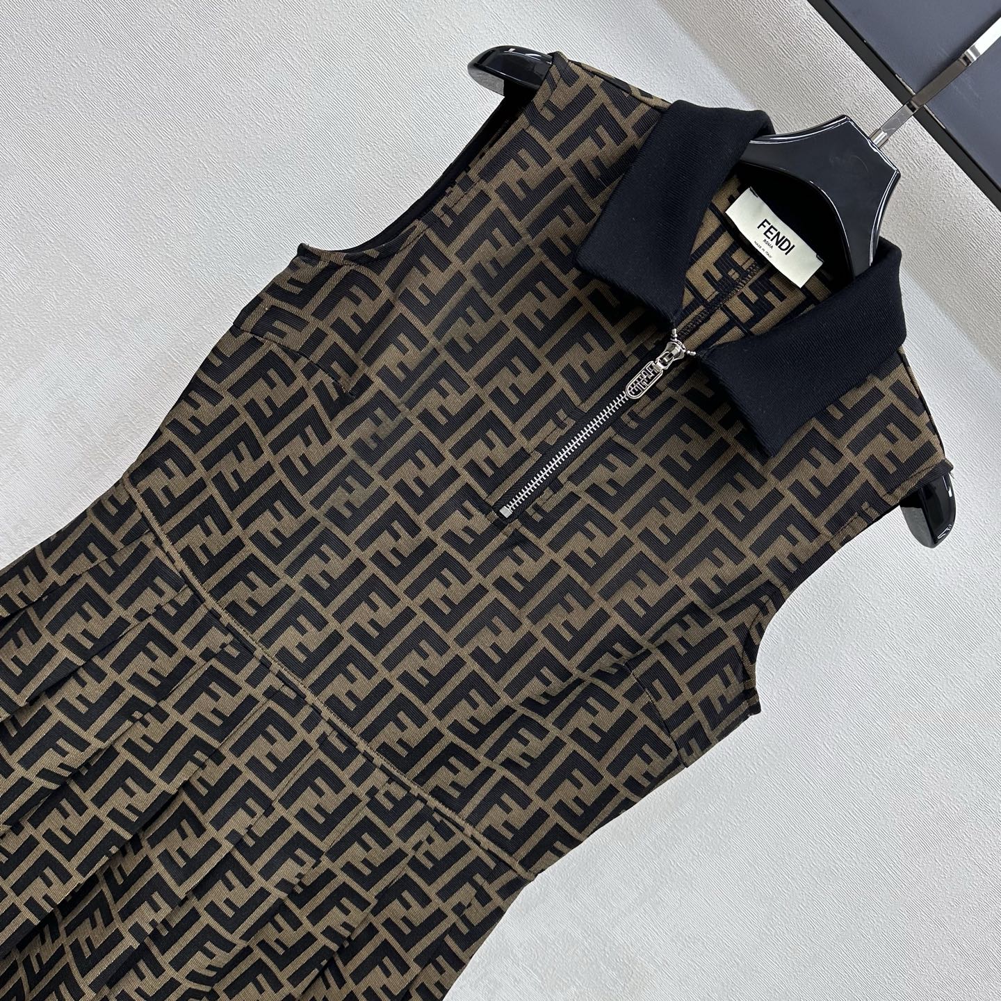 Fendi Jacquard Vest Dress