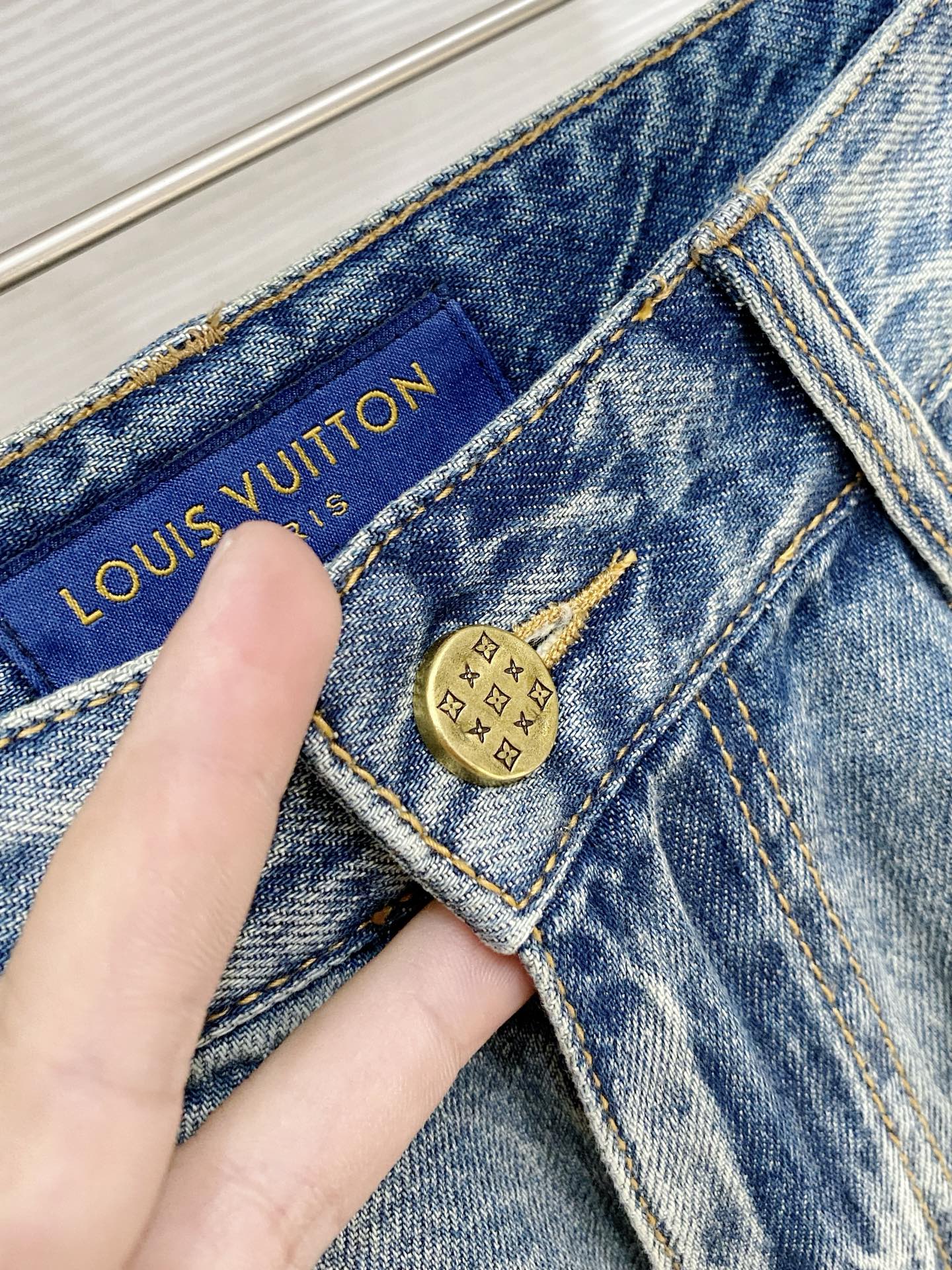 LV Denim Shorts