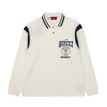 GG Embroidered Letter Collar Long-Sleeve Shirt