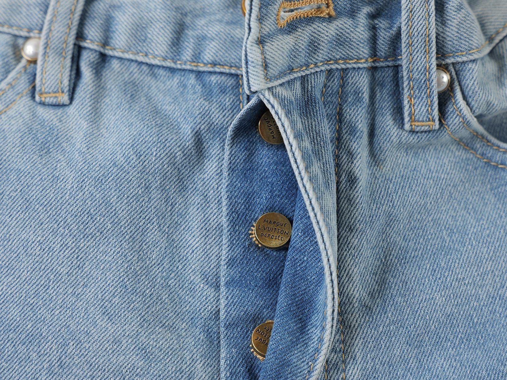 LV Denim Shorts