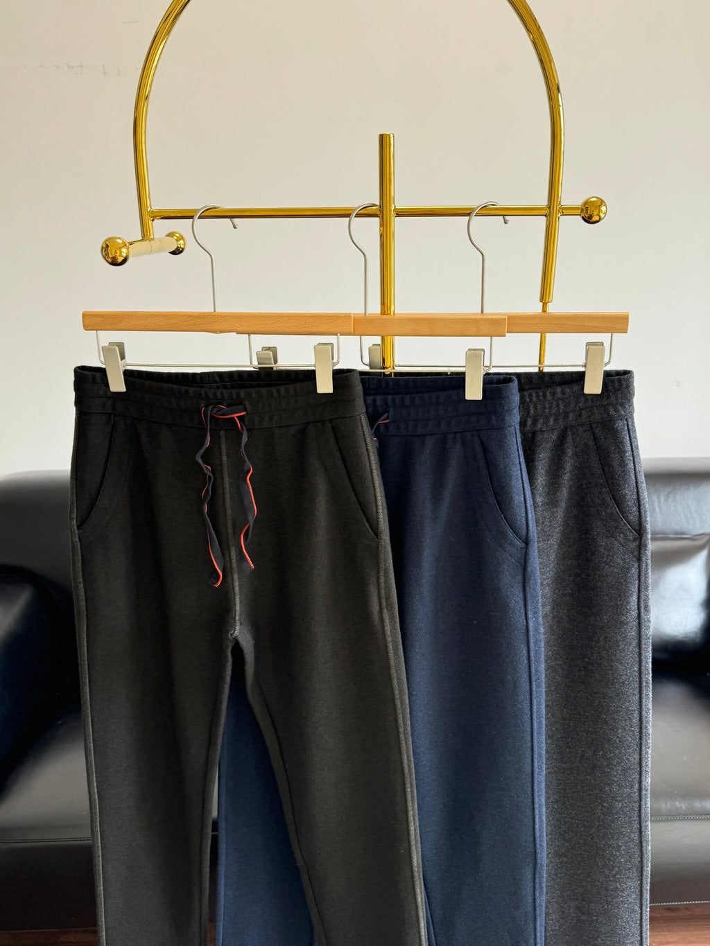 Loro Piana Men's Wool Straight Leg trousers
