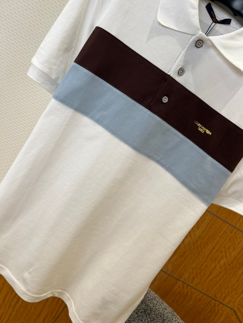 LV Leather Label Polo Shirt