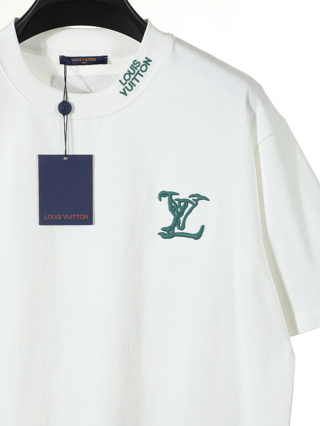 LV Embroidered Collar T-Shirt