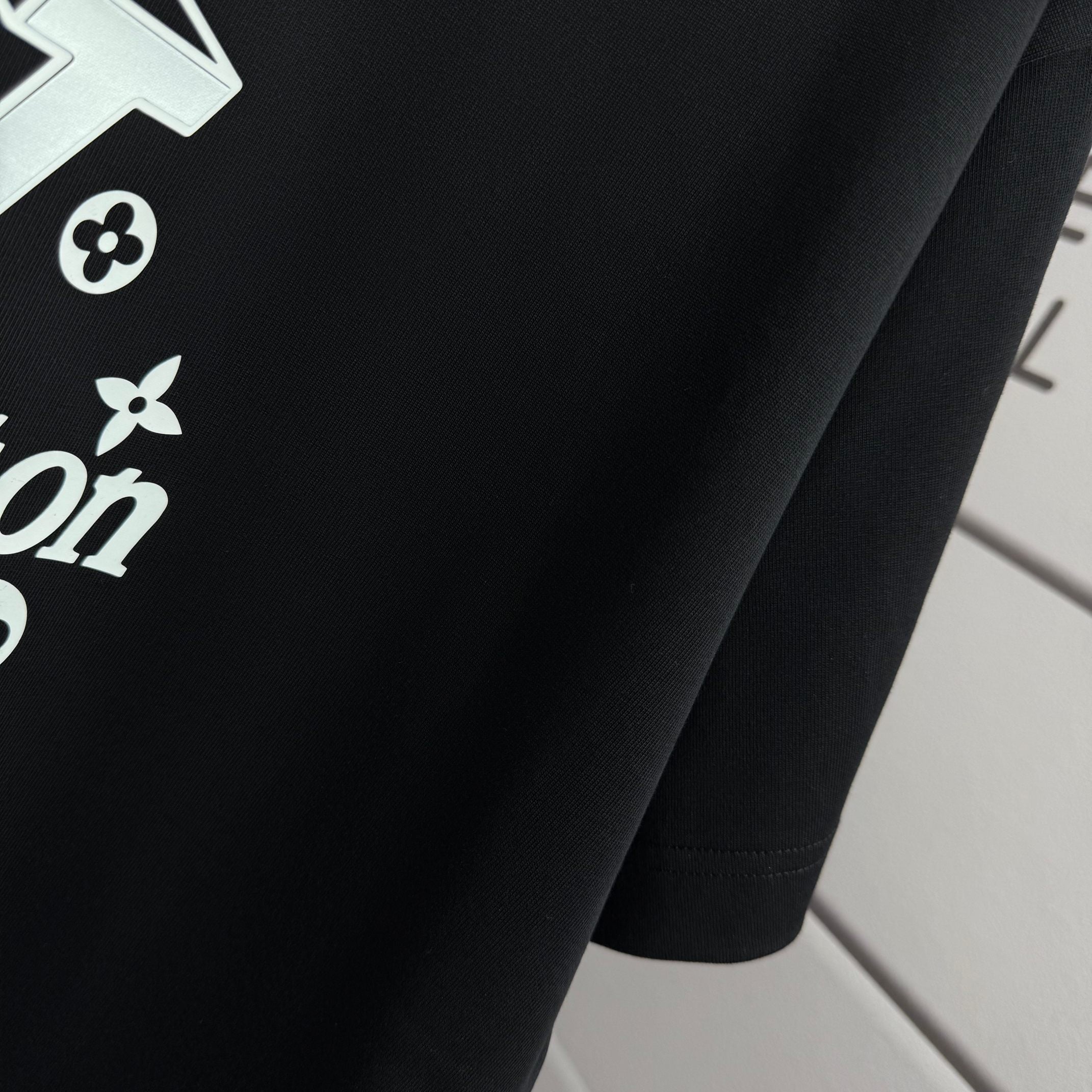 LV 3D Silicon Cotton T-Shirt