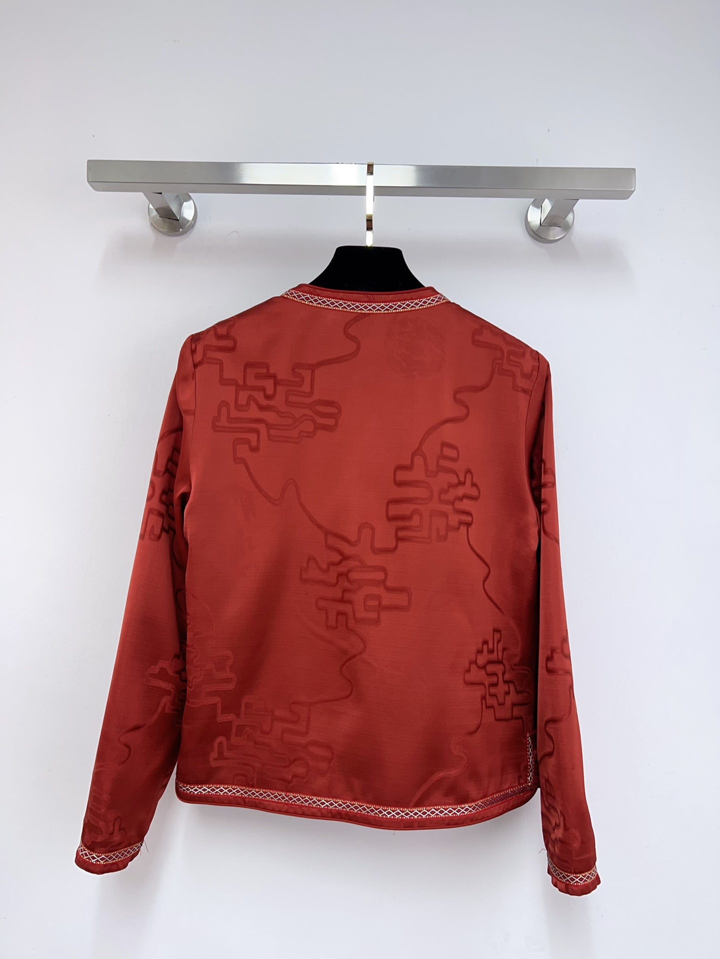 Women's Dior Chinese Style Embosse Shirt