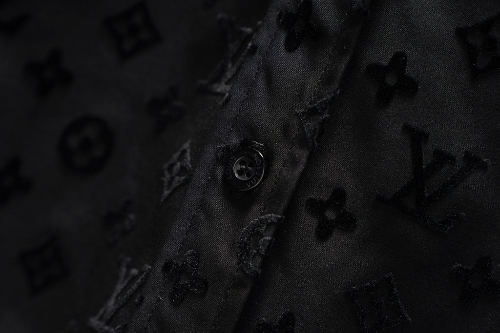 LV Jacquard All-over Logo Shirt/ Jacket