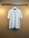 LV Diamond Knitted Short Sleeve T-shirt