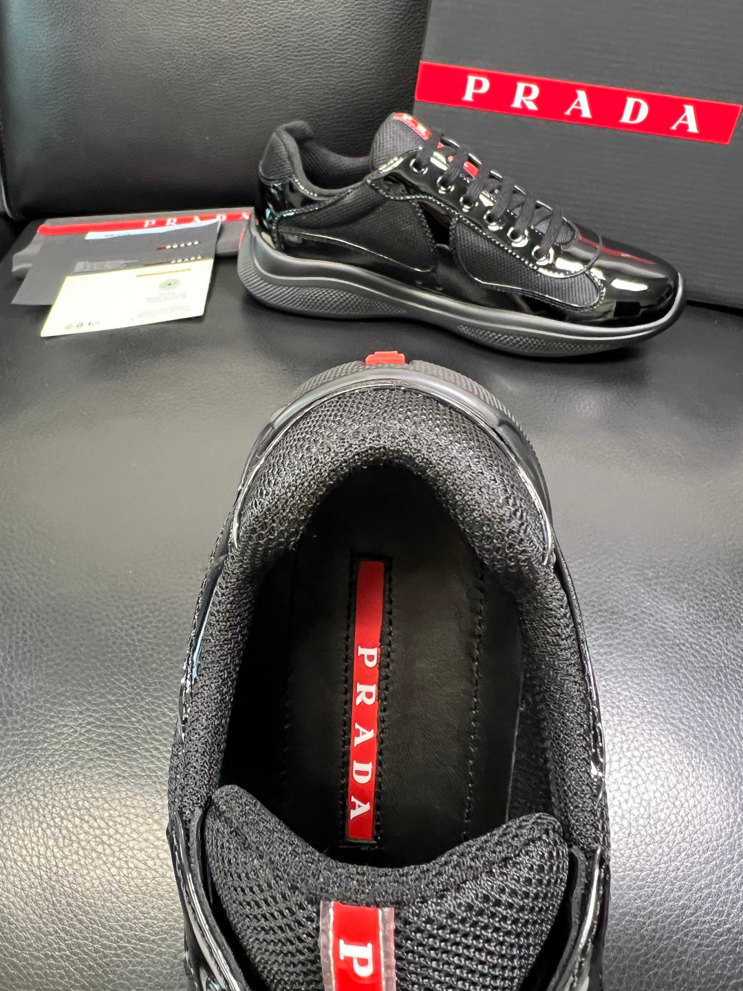 Prada Patent Leather American Cup