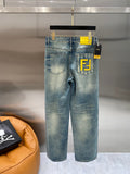 Fendi Washed Denim Jeans