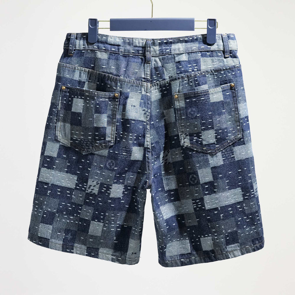 LV denim shorts