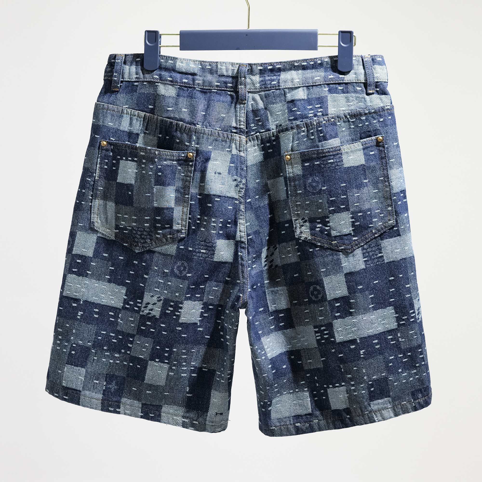 LV denim shorts
