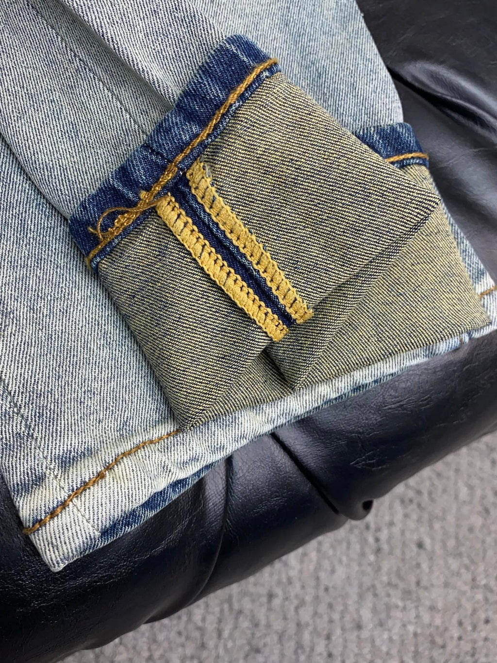 YSL Slim Fit Straight-Leg Jeans