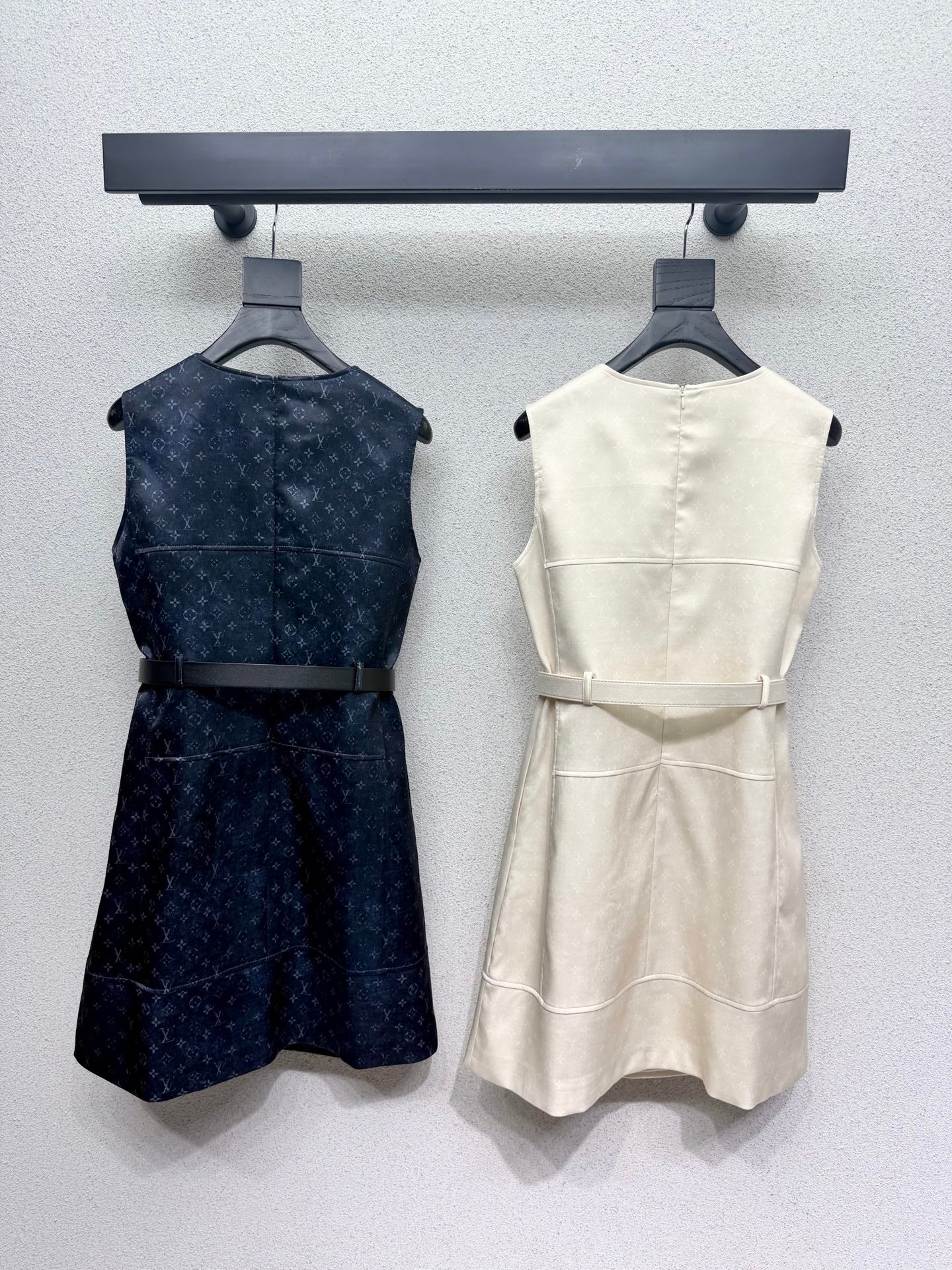LV Monogram Sleeveless Dress W/Belt