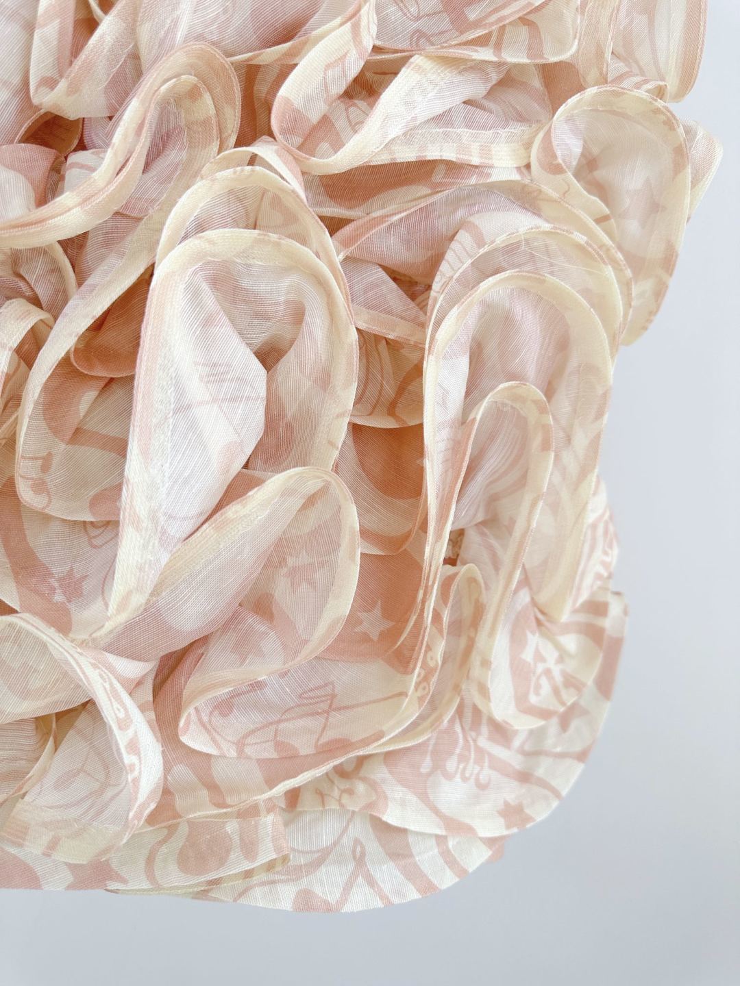 Ruffled Layered Skirt Mini Dress