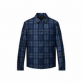 LV Monogram Tartan Denim Overshirt