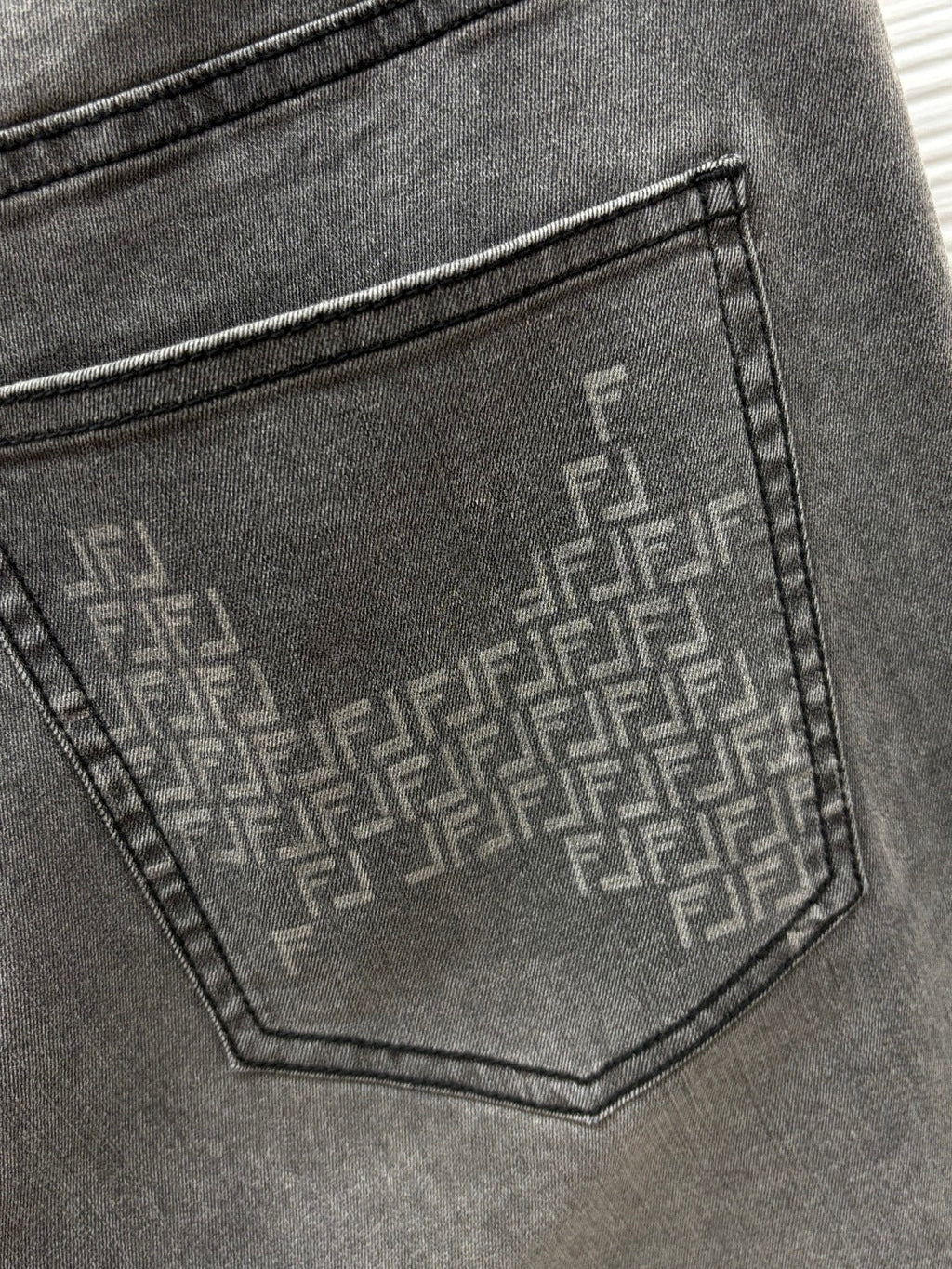 Fendi Fitted Denim Jeans