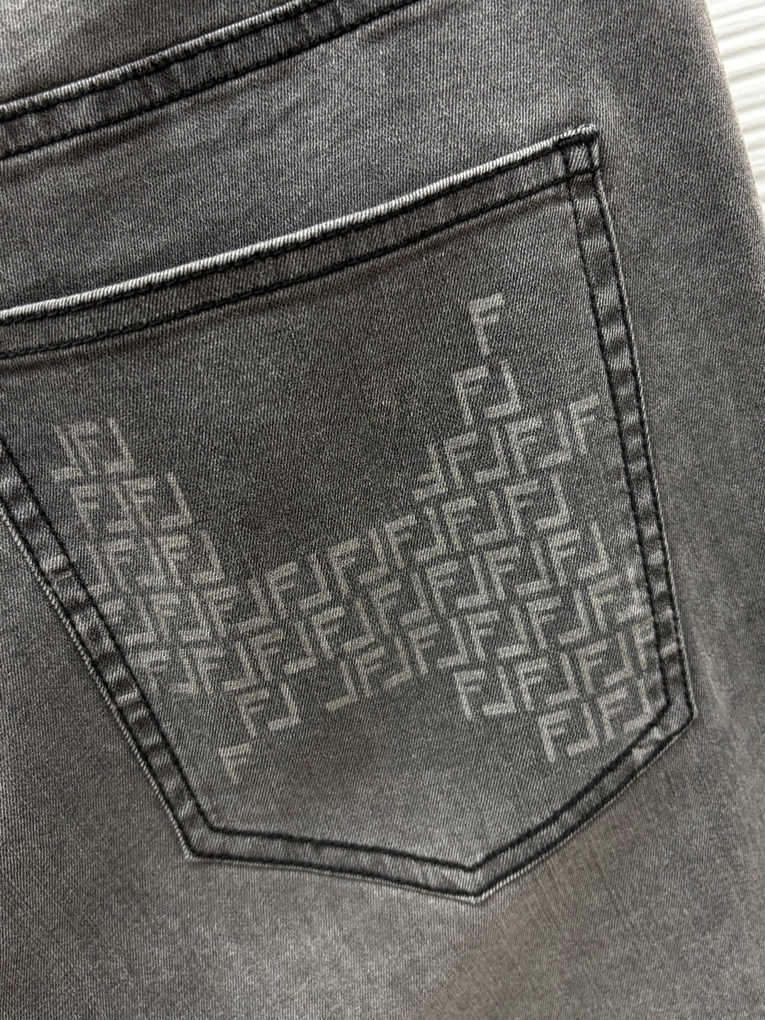 Fendi Fitted Denim Jeans