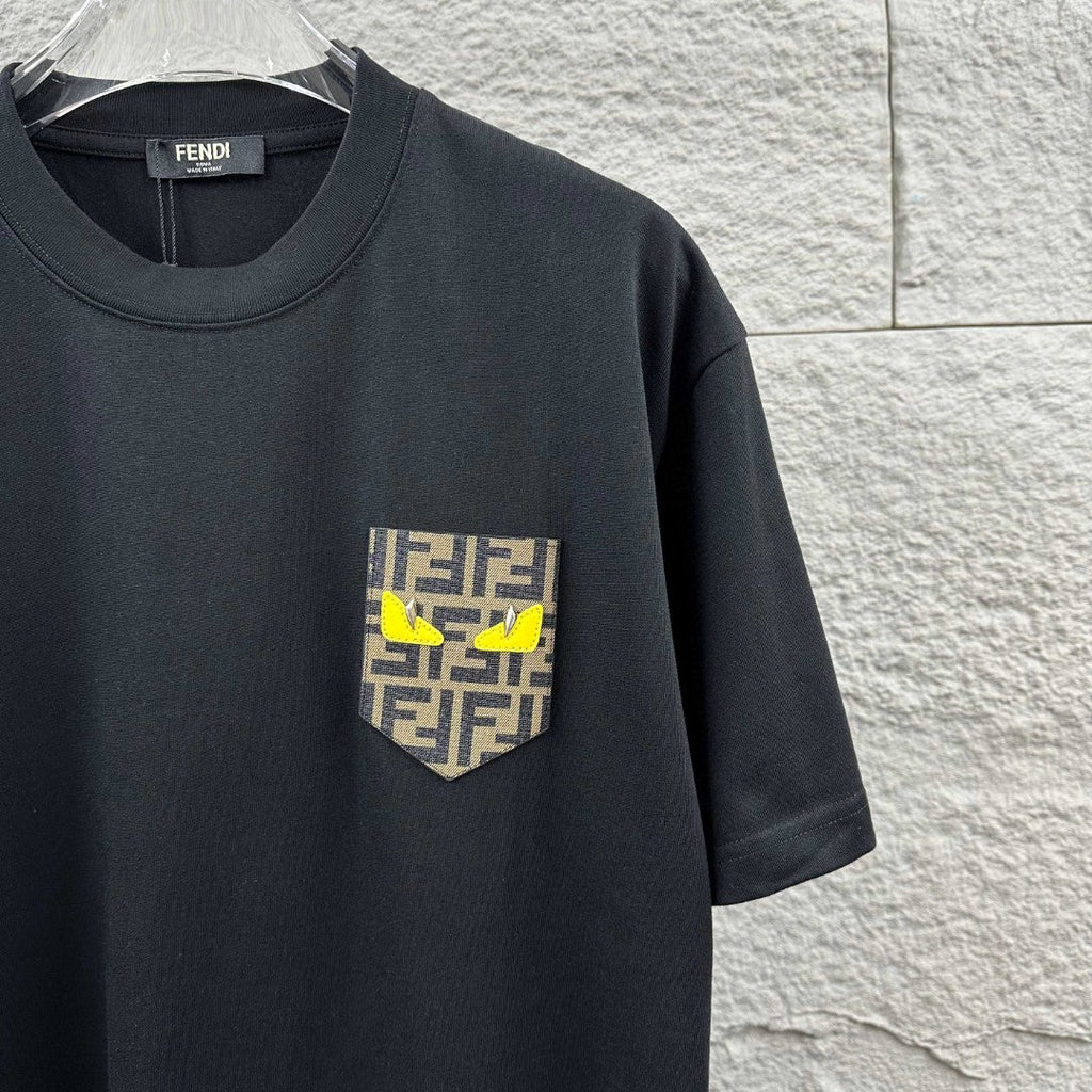 Fendi 3D Embroidered T-Shirt