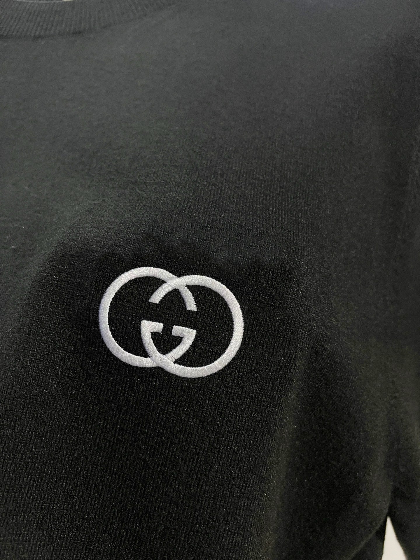 Gucci Cotton knit Crew Neck T-Shirt