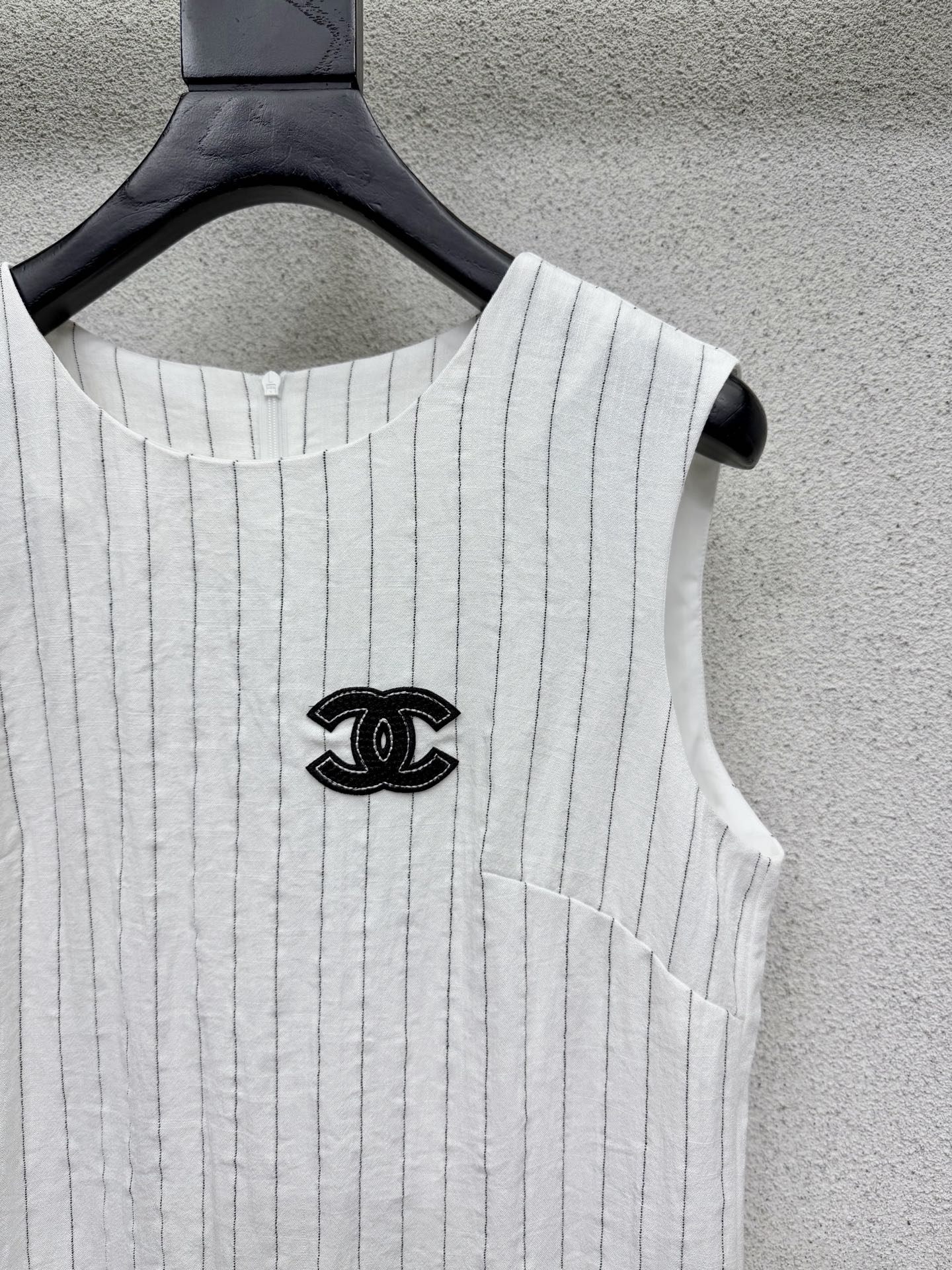 Chanel Striped Sleeveless dress